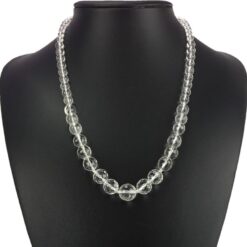 Bergkristall Halskette "Collier" facettiert
