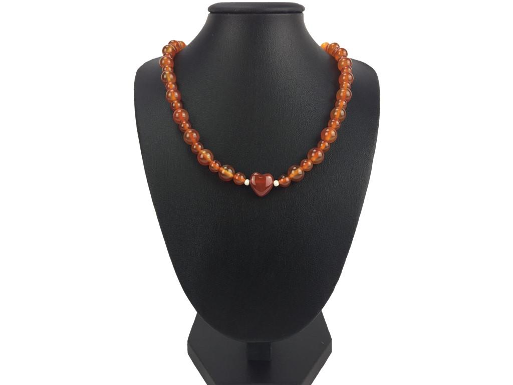 Karneol Halskette Damen Jewel Classic Design