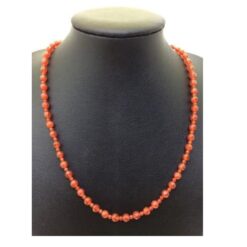 Karneol Damen Halskette facettiert Jewel Premium Design