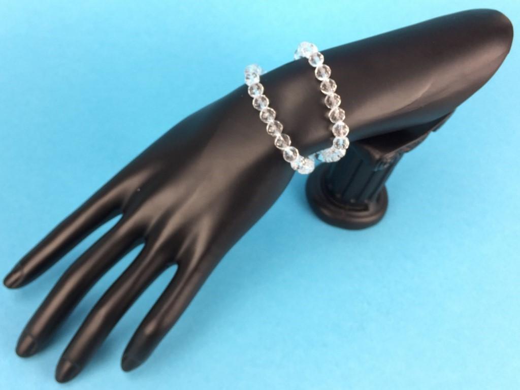 Bergkristall Armband Premium Damen facettiert