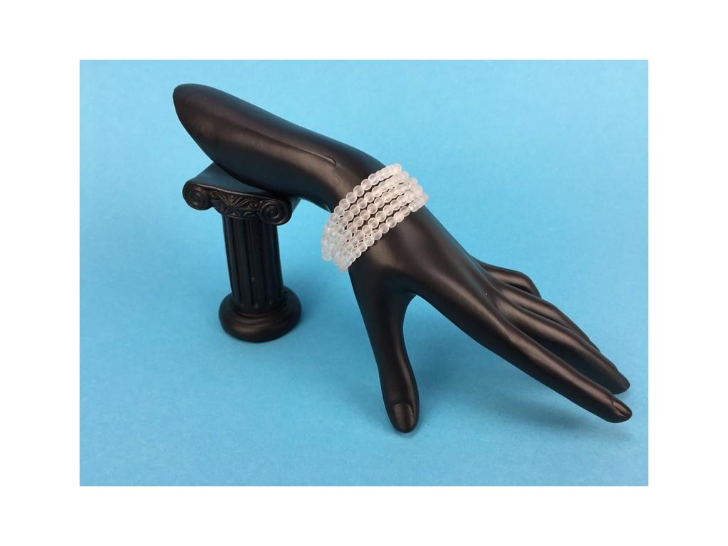 Bergkristall Armband Classic Damen mattiert