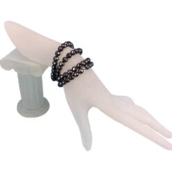 Hämatit Armband Premium Damen facettiert