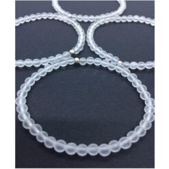 Bergkristall Armband Classic Herren mattiert