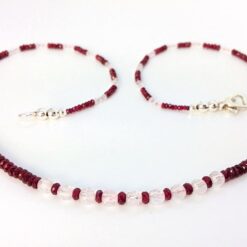 Rubin Rosenquarz Premium Design Damen