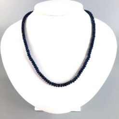 Saphir blau (Indigo) Halskette Damen Moedern Premium
