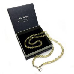 Citrin Halskette Damen Classic Design