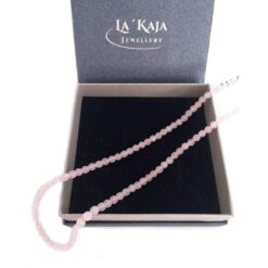 Rosenquarz Kinderkette Classic Premium