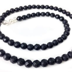 Onyx matt Halskette Premium