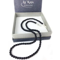 Onyx Herrenkette mattiert Premium